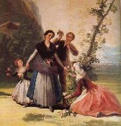 Francisco de Goya Blomsterforsaljerskan,omkring china oil painting reproduction